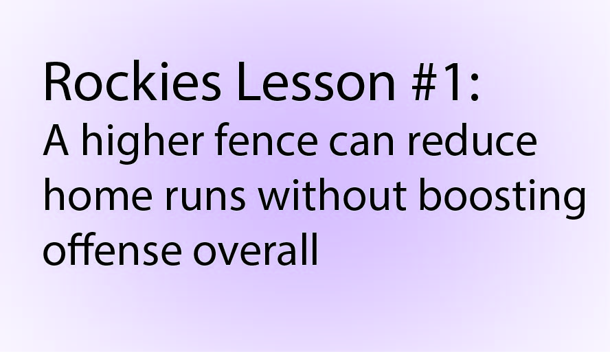 Rockies Lesson #1